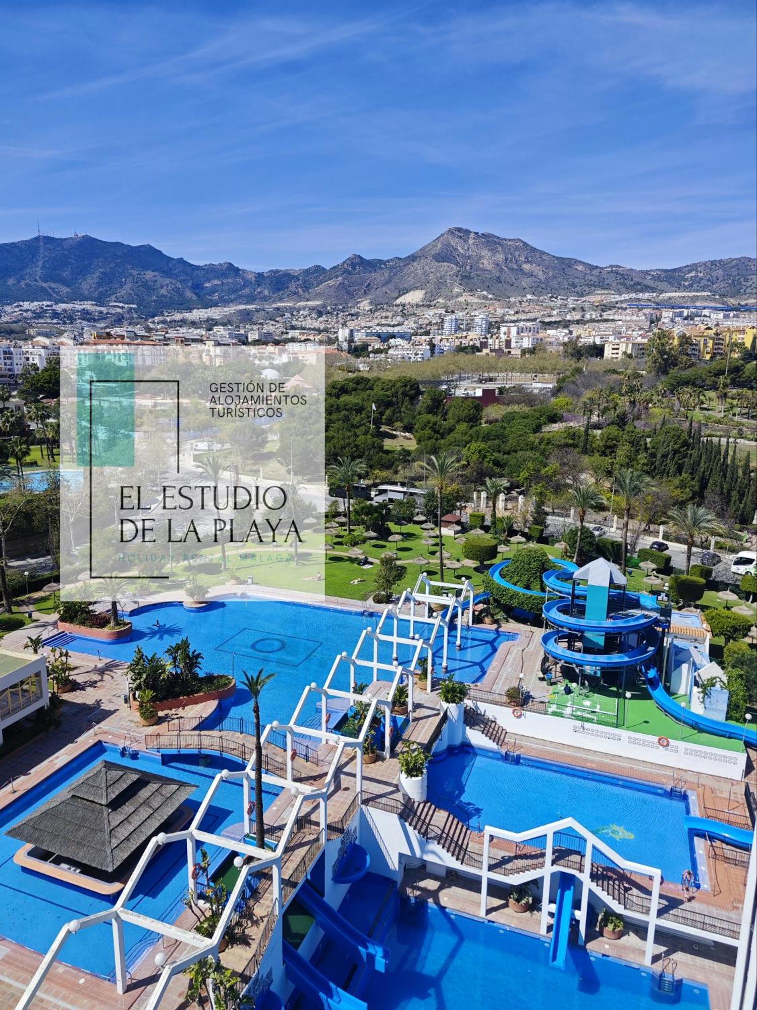 El Estudio De La Playa Benalbeach New 1Bd, Piscinas, Playa Y Vistas Al Mar Ref504 Бенальмадена Экстерьер фото
